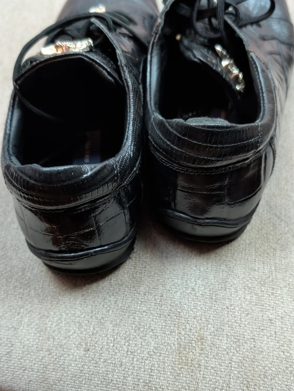 Giorgio Brutini Alligator Print Dress Shoes Men's Size 9